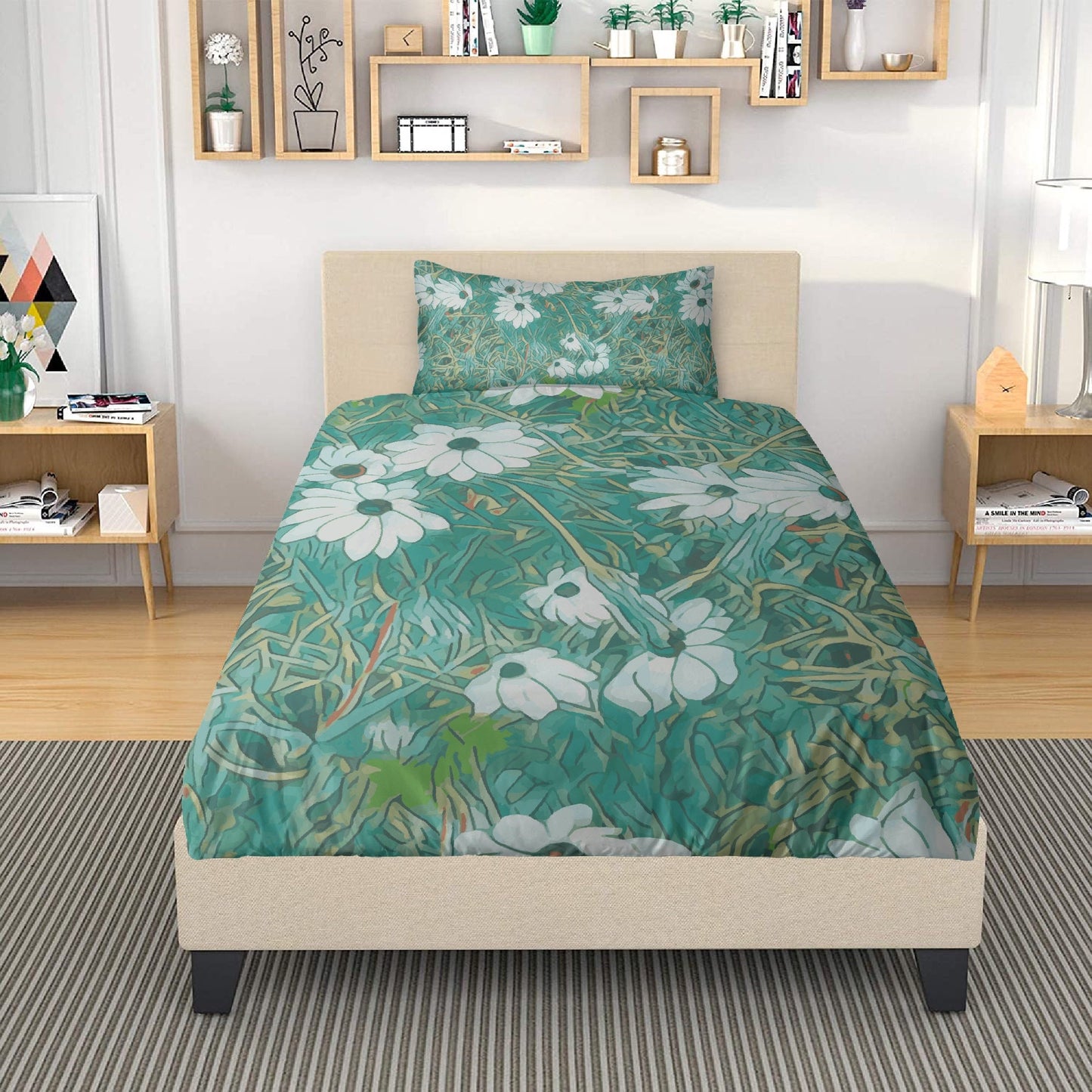 Floral Wild Flower Duvet/Doona Cover- Holly -Leaved Mirbelia -Mirbelia dilatata West Australian