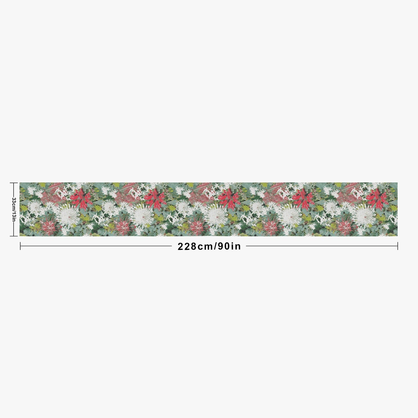 Australian Christmas Wild Flowers Table Runner 90''×13''