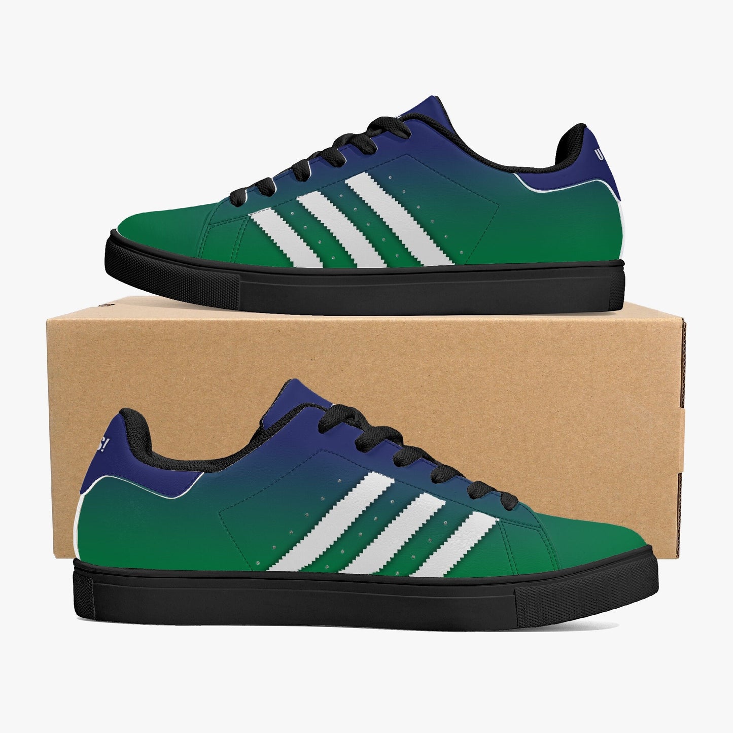 Auckland New Zealand Australian Rugby Sneakers - Black or White Soles