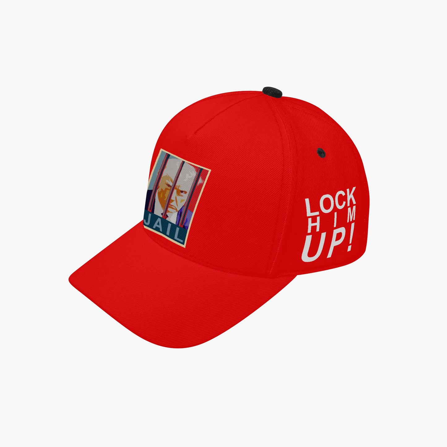 Trump "Lock Him Up" & "Yes We Can" Hat in Maga Red