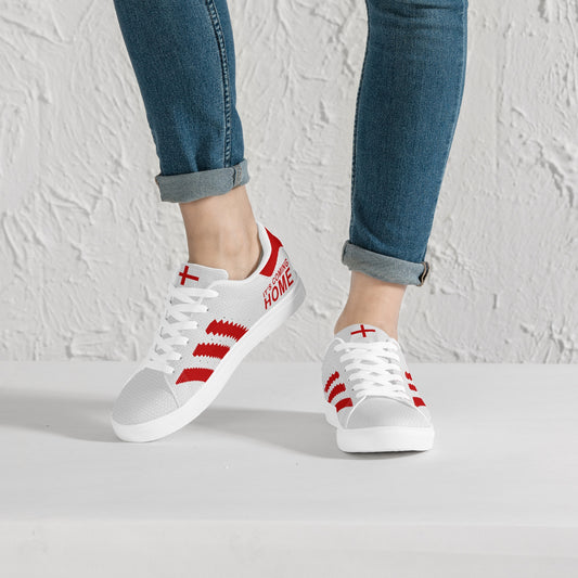 England It's Coming Home Leather Look Euro Trainers