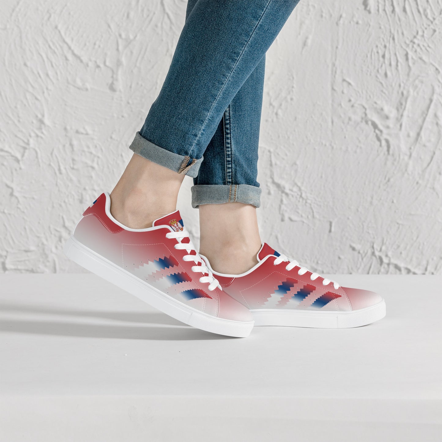 Serbia Euro 2024 Trainers Red Fade,  Србија Еуро 2024 патике Ред Фаде