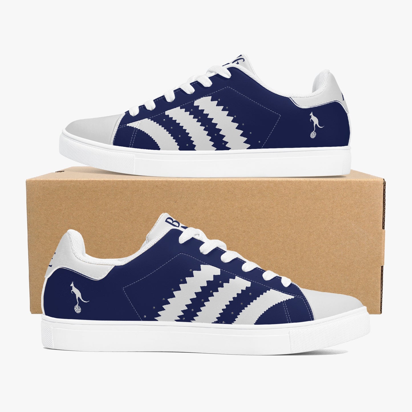 Tottenham humorous parody kangaroo logo BIG ANGE Postecoglou Trainers Sneakers