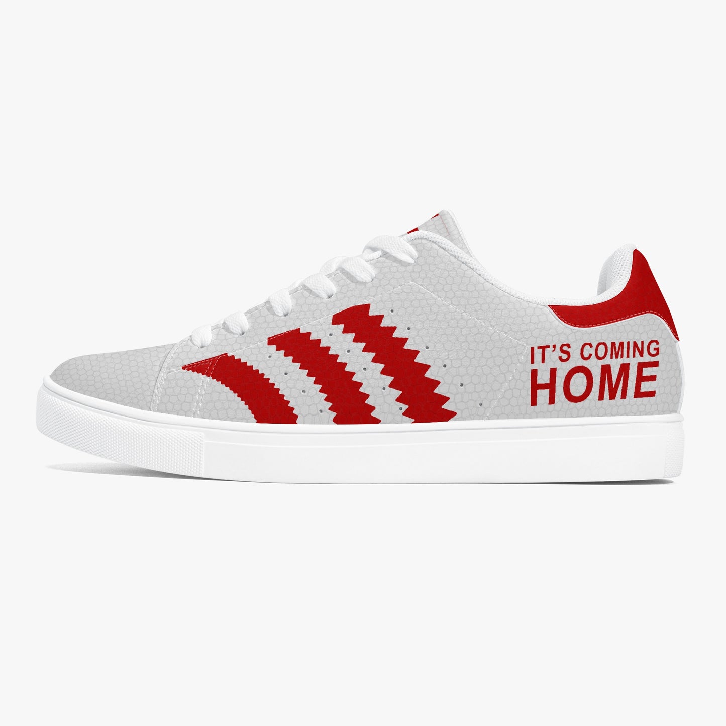 England It's Coming Home Leather Look Euro Trainers
