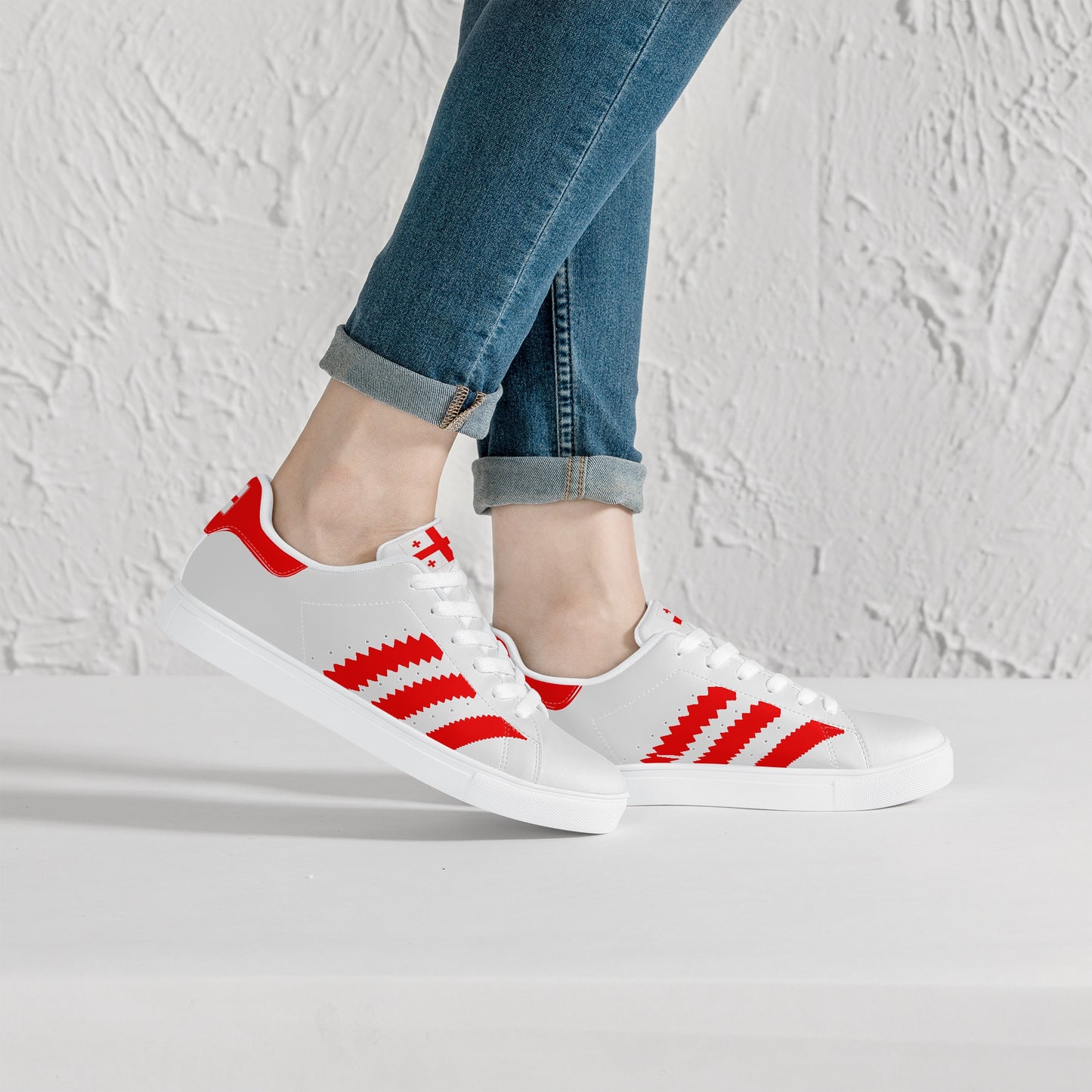 Georgia Euro 2024 Sneakers, sakartvelos evro 2024-is sp’ort’uli pekhsatsmeli