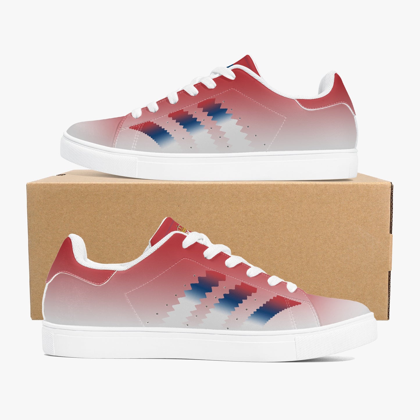Serbia Euro 2024 Trainers Red Fade,  Србија Еуро 2024 патике Ред Фаде