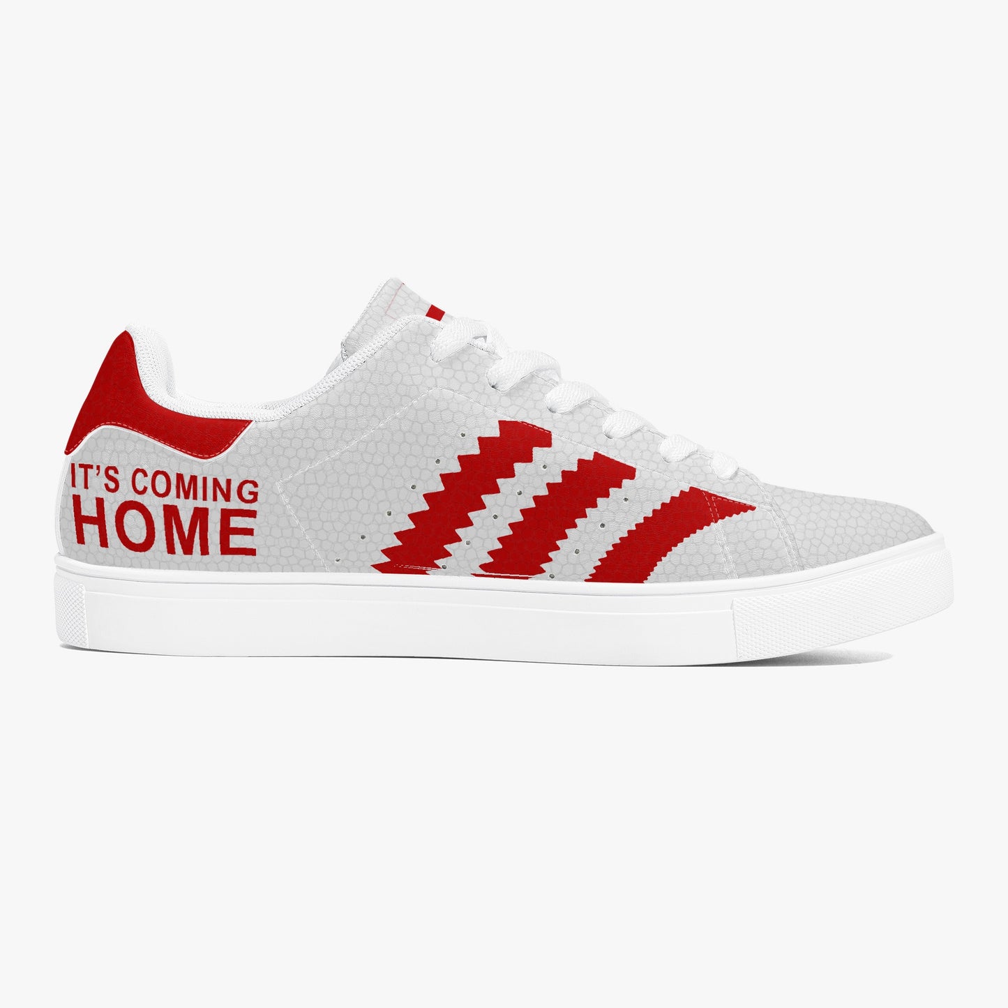 England It's Coming Home Leather Look Euro Trainers