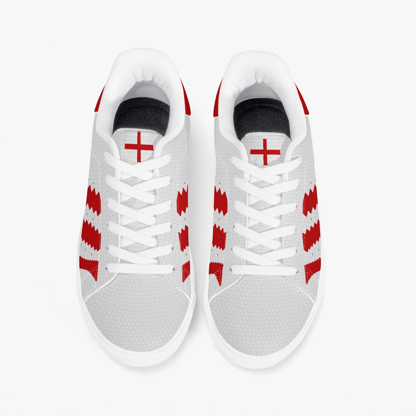 England It's Coming Home Leather Look Euro Trainers