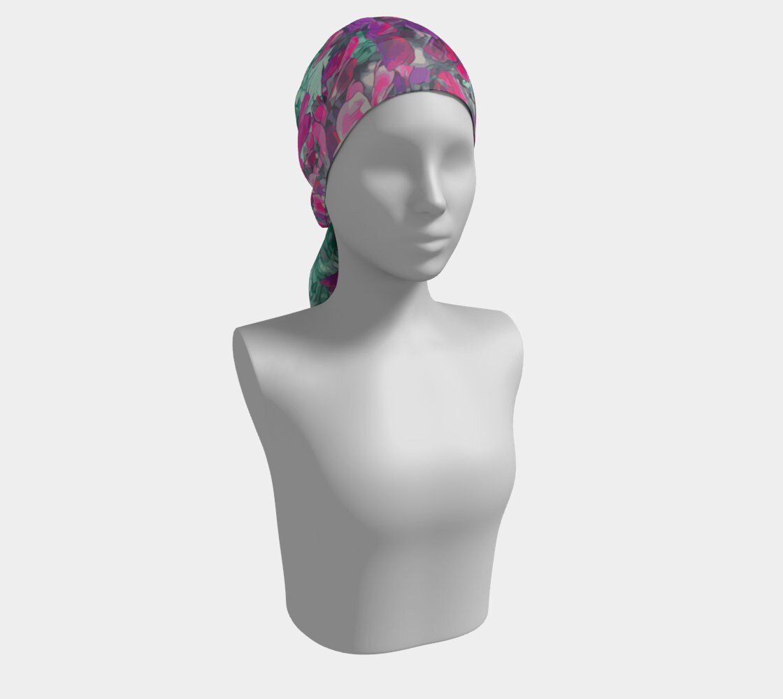 Floral Wild Flower Scarf - Holly-Leaved Mirbelia -Mirbelia dilatata West Australian