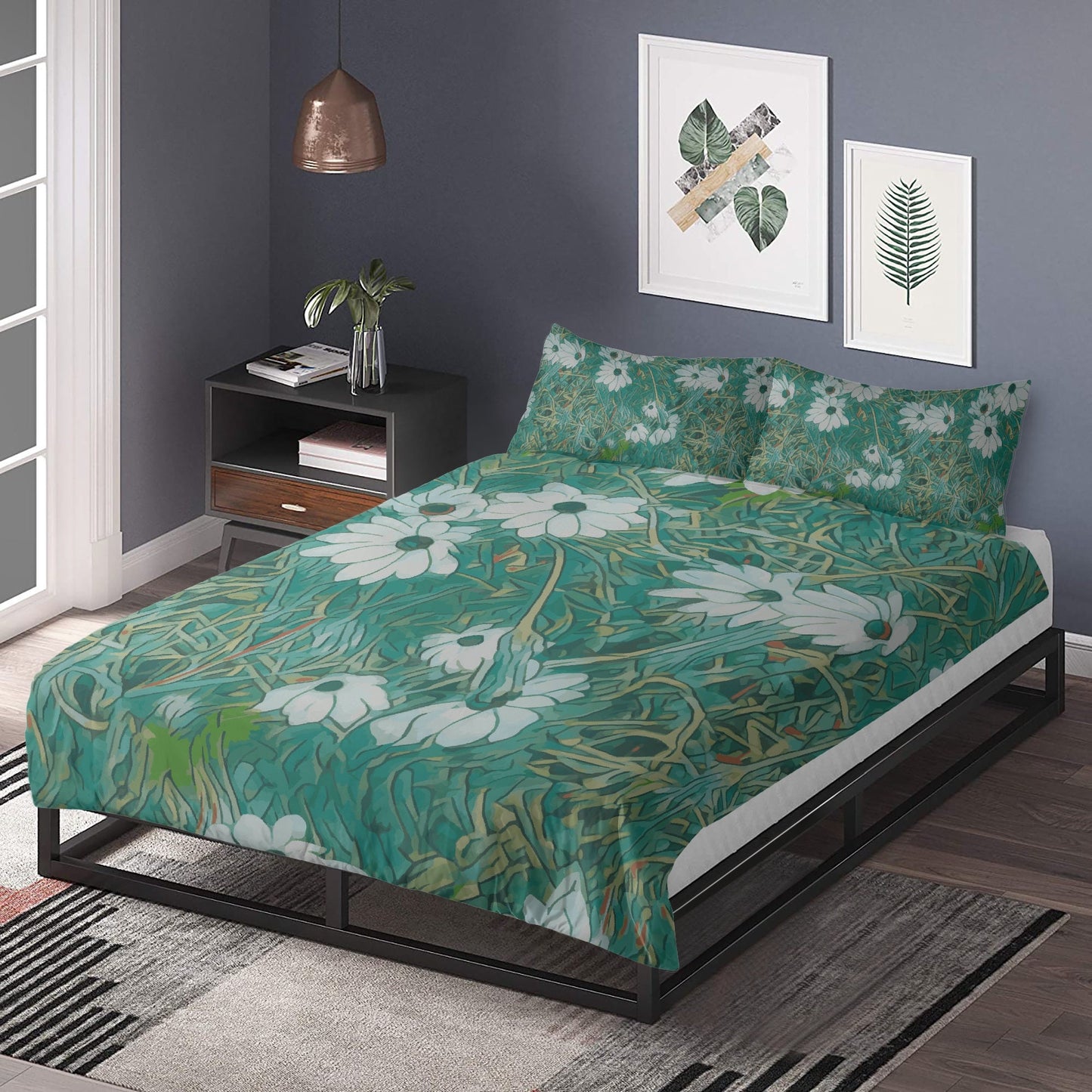 Floral Wild Flower Duvet/Doona Cover- Holly -Leaved Mirbelia -Mirbelia dilatata West Australian