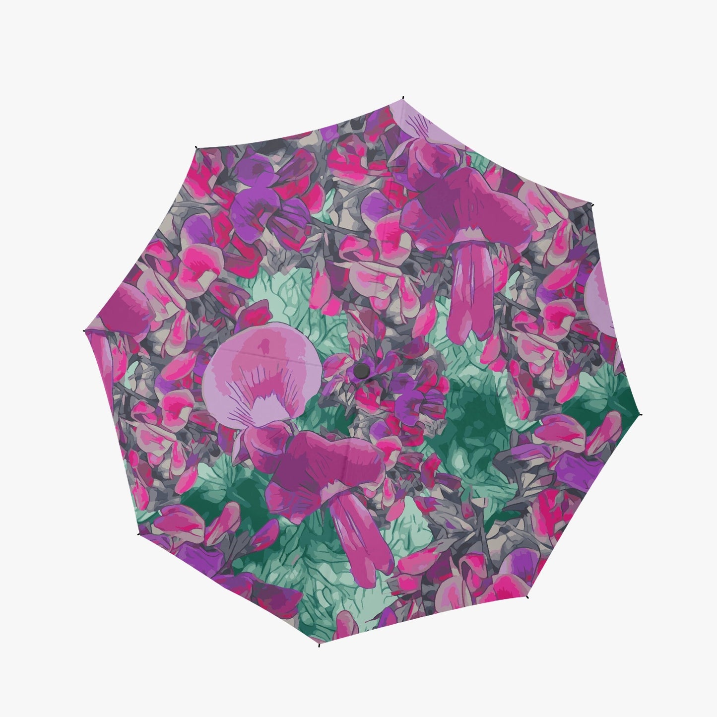 Floral Wild Flower Umbrella - Holly-Leaved Mirbelia - Mirbelia dilatata, West Australian Wild Flowers.