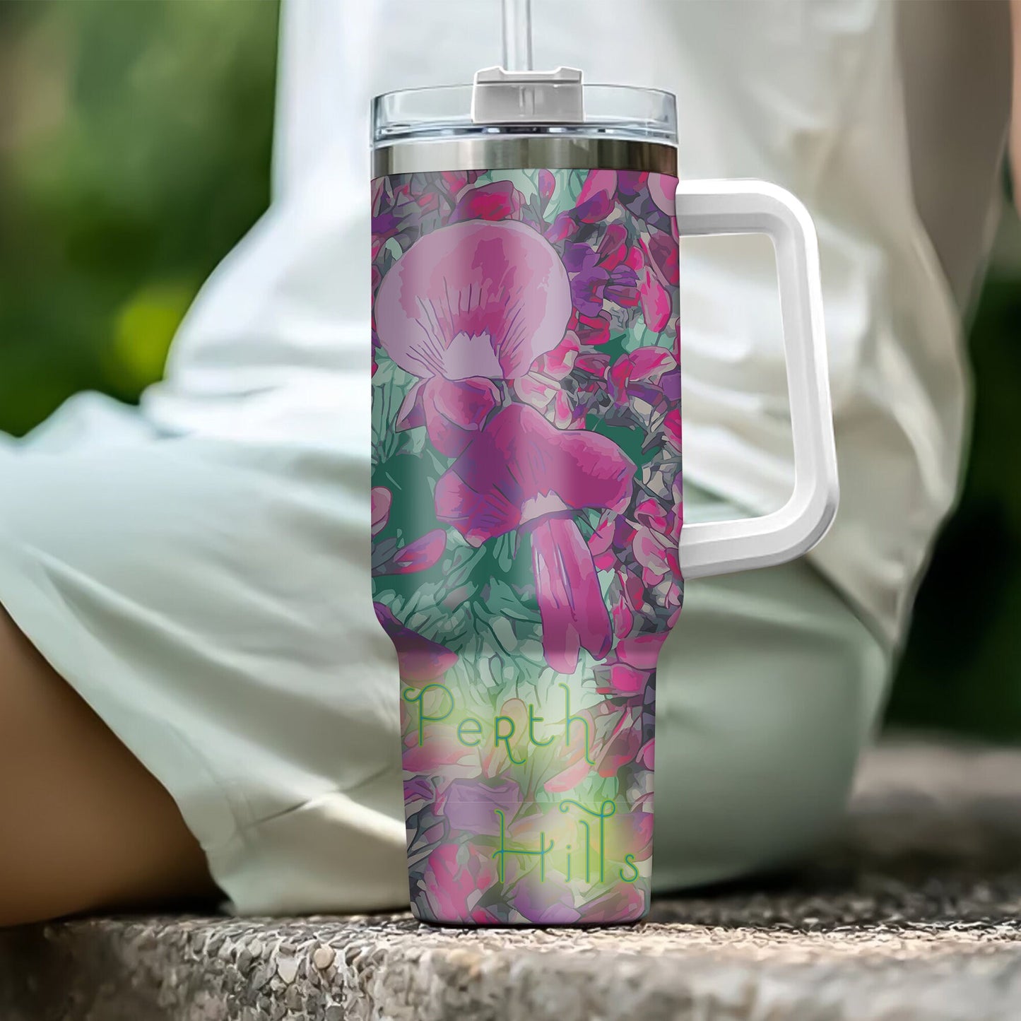 Australian Perth Hills Wild Flower 40oz Tumbler