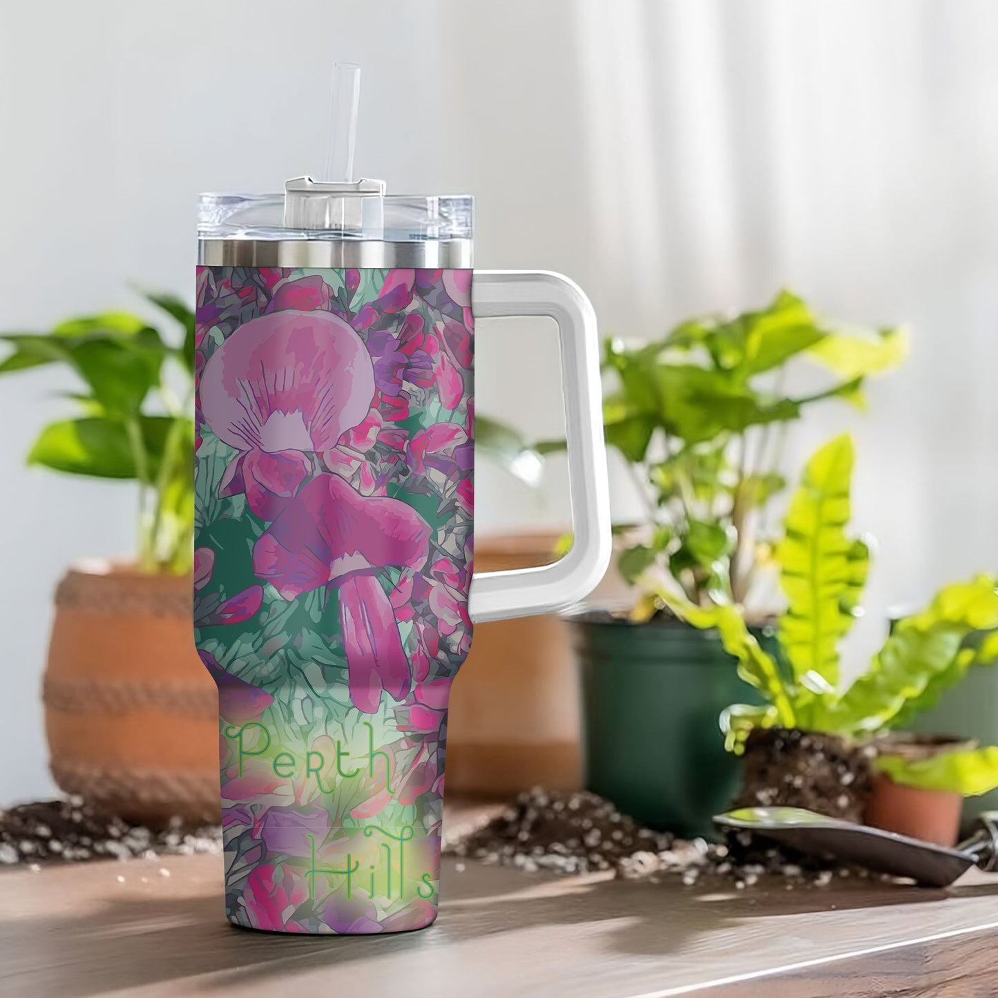 Australian Perth Hills Wild Flower 40oz Tumbler