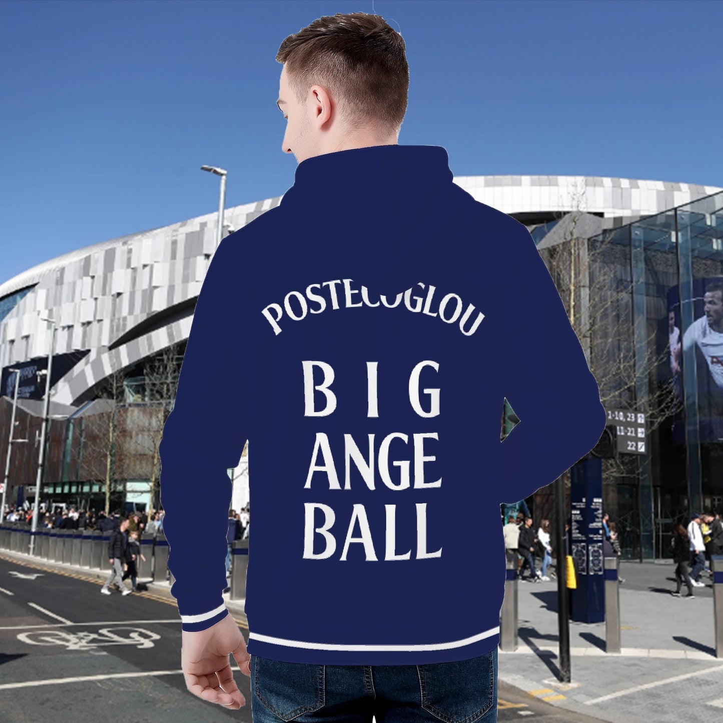 Ange Postecoglou Kangaroo Hoodie Tottenham, Big Ange Ball