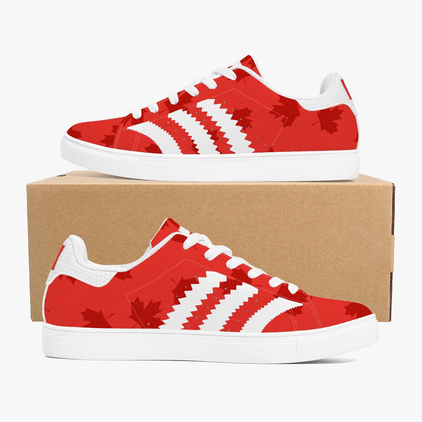 Canada World Cup Sneakers 2026 White Stripes
