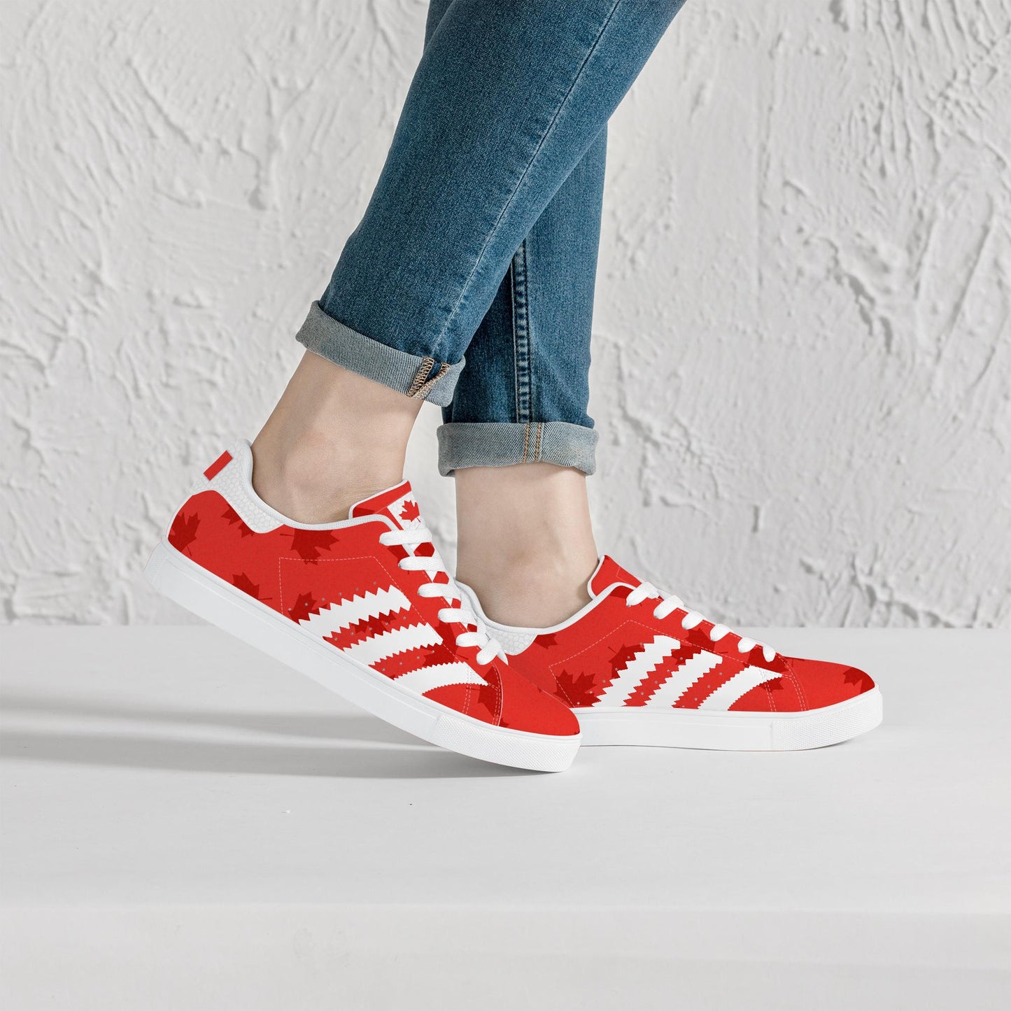 Canada World Cup Sneakers 2026 White Stripes